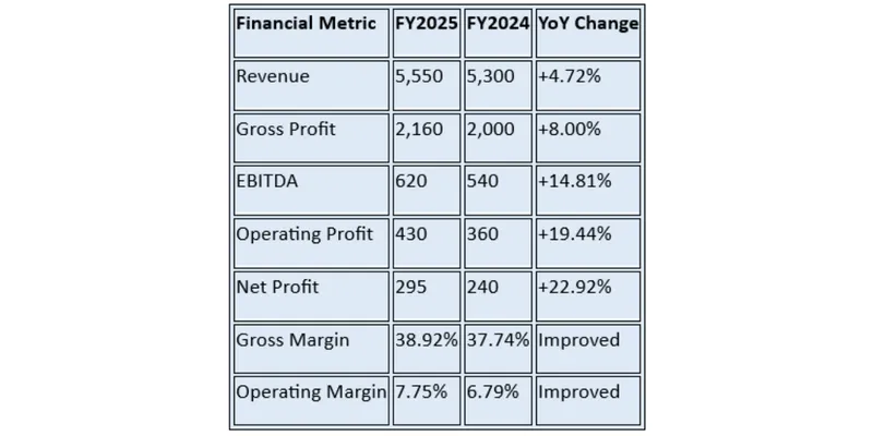 Financial Summary Table